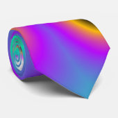 Abstrakte Blase Krawatte (Gerollt)
