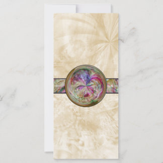 Abstrakte Blase Mandala mit Ribbon