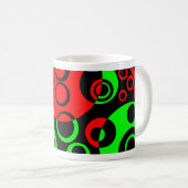 Abstrakte Blasen 01 Kaffeetasse (VorderseiteRechts)