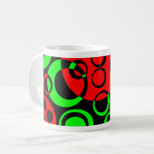 Abstrakte Blasen 01 Kaffeetasse (Vorderseite Links)