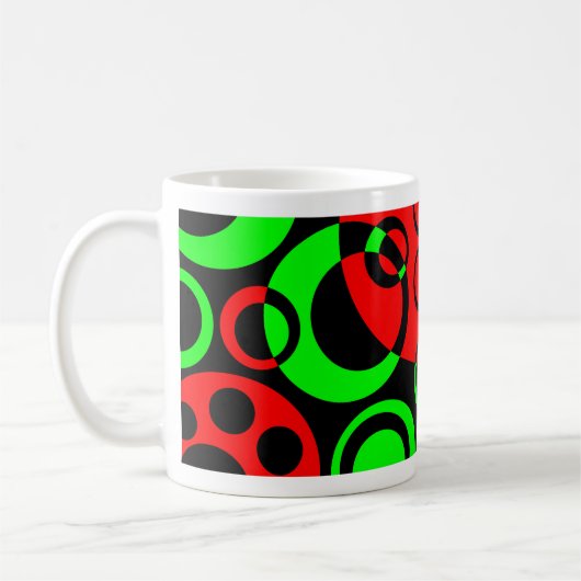 Abstrakte Blasen 01 Kaffeetasse (Links)
