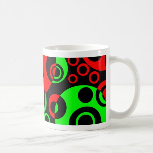 Abstrakte Blasen 01 Kaffeetasse (Rechts)
