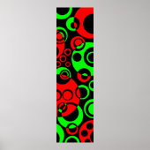 Abstrakte Blasen 01 Poster (Vorne)