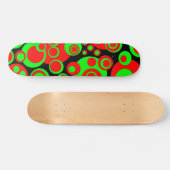 Abstrakte Blasen 01 Skateboard (Horizontal)
