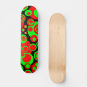 Abstrakte Blasen 01 Skateboard (Vorderseite)