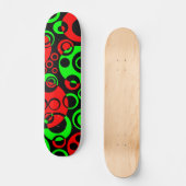 Abstrakte Blasen 01 - V2 Skateboard (Vorderseite)