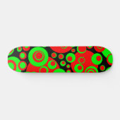 Abstrakte Blasen 02 - Retro Skateboard (Horizontal)
