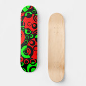 Abstrakte Blasen 02 - V2 Skateboard (Vorderseite)