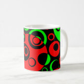 Abstrakte Blasen 03 Kaffeetasse (VorderseiteRechts)