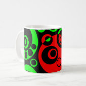 Abstrakte Blasen 03 Kaffeetasse (Vorderseite Links)