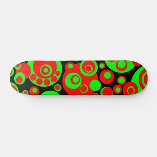 Abstrakte Blasen 03 Skateboard (Horizontal)
