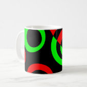 Abstrakte Blasen 04 Kaffeetasse (Vorderseite Links)