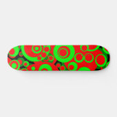 Abstrakte Blasen 05 - Retro Skateboard (Horizontal)