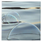 abstrakte Blasen auf der Wasser-Keramikfliese Fliese (Vorderseite)