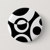 Abstrakte Blasen B&W 01 Button (Vorderseite)