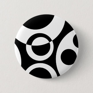 Abstrakte Blasen B&W 01 Button