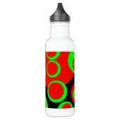 Abstrakte Blasen Edelstahlflasche (Links)