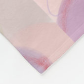 Abstrakte Blasen Fleecedecke (Ecke)