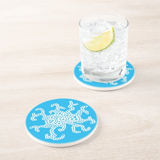 Abstrakte Blasen Getränkeuntersetzer (Seite)