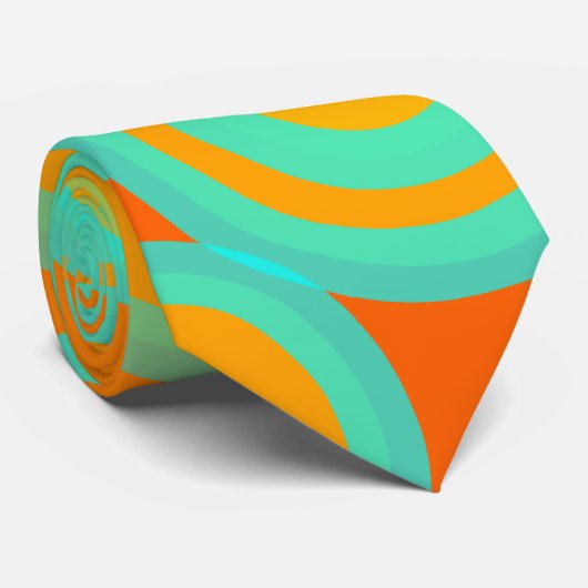 Abstrakte Blasen IV Krawatte (Gerollt)