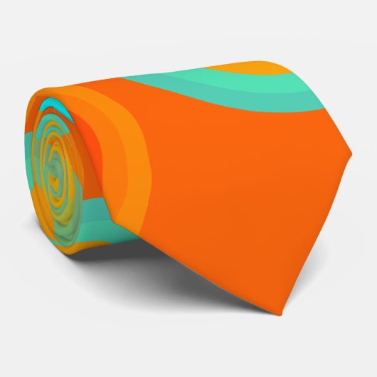 Abstrakte Blasen Krawatte (Gerollt)