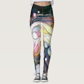 Abstrakte Blasen Leggings (Vorderseite)