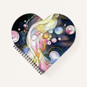 Abstrakte Blasen Notizblock (Vorderseite)