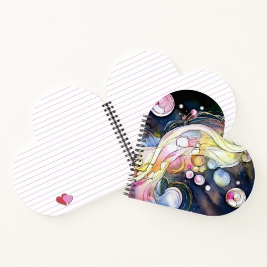 Abstrakte Blasen Notizblock (Innenseite)