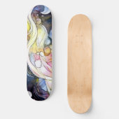 Abstrakte Blasen Skateboard (Vorderseite)