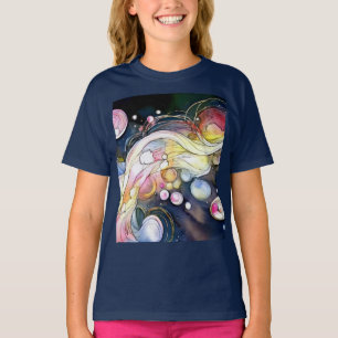 Abstrakte Blasen T-Shirt