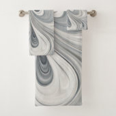 Abstrakte Blätter 2 Badehandtücher Badhandtuch Set (Insitu)