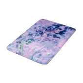 Abstrakte Blätter aus Eiche Bath Mat Badematte (Schrägansicht)