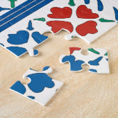 Abstrakte Blätter, beeindruckender Stil Puzzle (Seite)