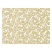 Abstrakte Blätter des Gold Glitzer Tischdecke (Vorderseite (Horizontal))