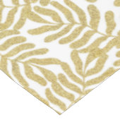 Abstrakte Blätter des Gold Glitzer Tischdecke (Schrägansicht)