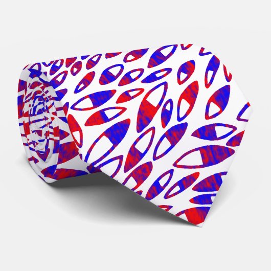 Abstrakte Blätter - Farbtextur Krawatte (Gerollt)