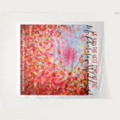 Abstrakte Blätter Foto Stand Hintergrund Wandteppich (Vorderseite (Horizontal))