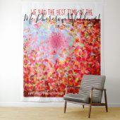 Abstrakte Blätter Foto Stand Hintergrund Wandteppich (Beispiel)