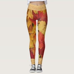 Abstrakte Blätter Leggings