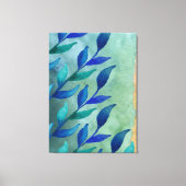 Abstrakte Blätter Leinwanddruck (Vorderseite)