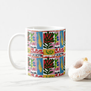 Abstrakte Blätter, MAtisse Style Kaffeetasse