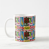 Abstrakte Blätter, MAtisse Style Kaffeetasse (Links)