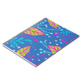 Abstrakte Blätter Notebook Notizblock (Linke Seite)