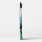 Abstrakte Blätter: Polygonale Linie Nahtlos. Case-Mate iPhone Hülle (Rückseite / Links)