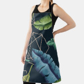 Abstrakte Blätter: Polygonale Linie Nahtlos. Schürze (InSitu)