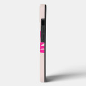 Abstrakte Blätter Rosa Orange Moderne Formen Schni Case-Mate iPhone Hülle (Rückseite / Links)