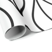 Abstrakte Blätter. Vintage Struktur. Handgezogenes Geschenkpapier (Rolleneckpunkt)