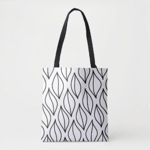 Abstrakte Blätter. Vintage Struktur. Handgezogenes Tasche