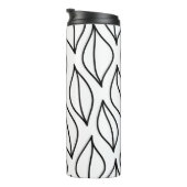 Abstrakte Blätter. Vintage Struktur. Handgezogenes Thermosbecher (Nach rechts gedreht)