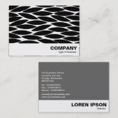 Abstrakte Blätter Visitenkarte (Vorne/Hinten)